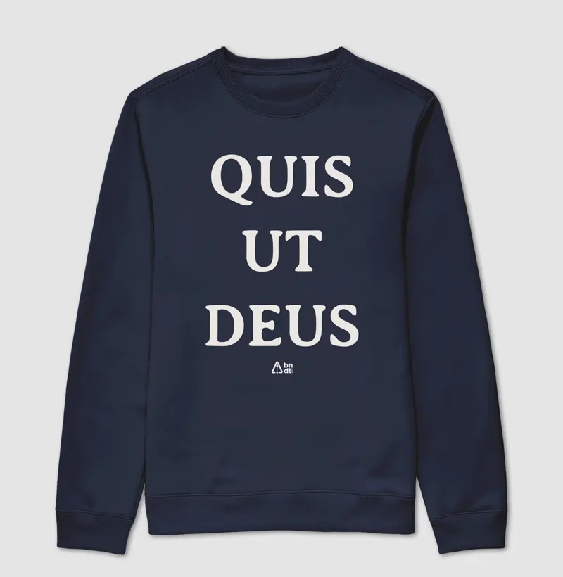 Suéter Moletom Quis ut Deus