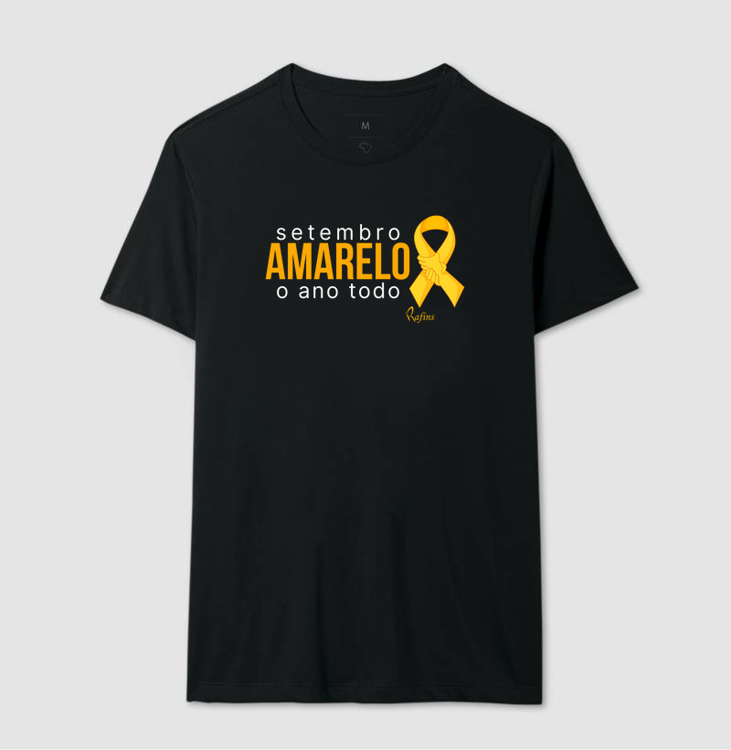 Camiseta Setembro Amarelo O ANO TODO