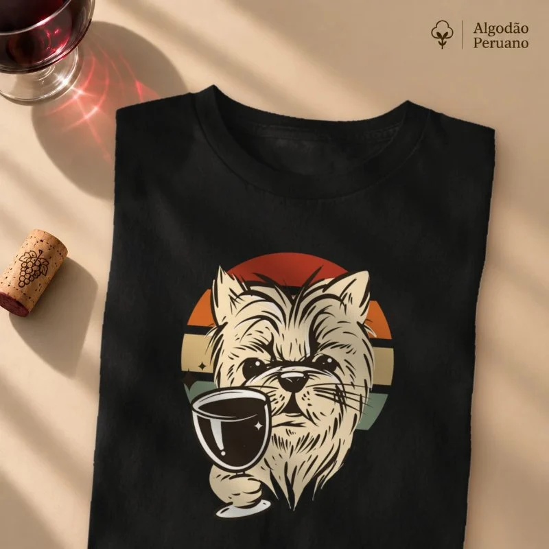 Camiseta - O Cão e o Vinho