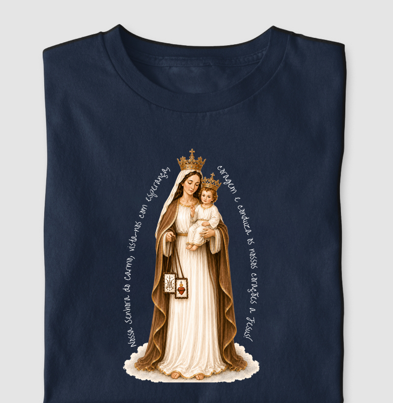 Nossa Senhora do Carmo, vista-nos com esperança, coragem e conduza os nossos corações a Jesus!