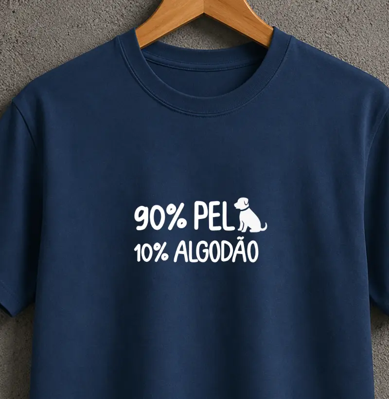 90% Pelo 10% Algodão