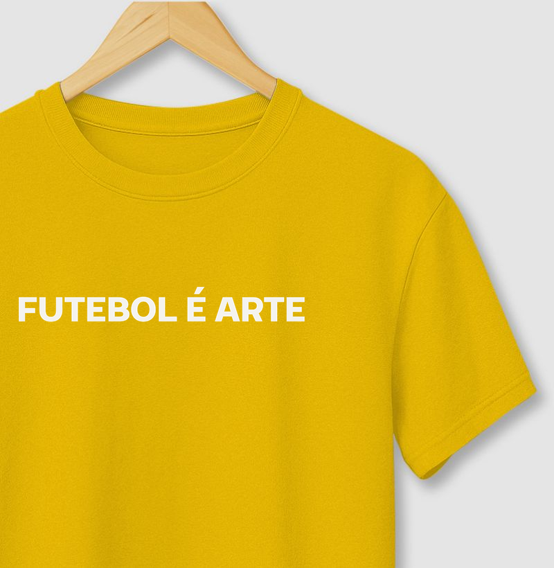 Camiseta Futebol é Arte