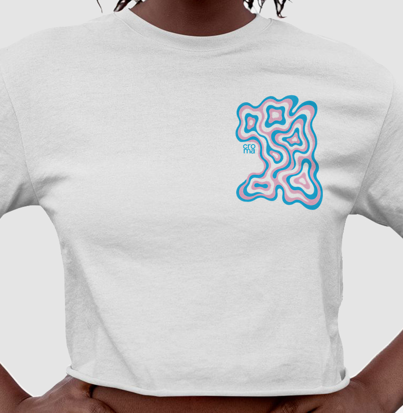 Camiseta Cropped Aquarela Pride 1.2