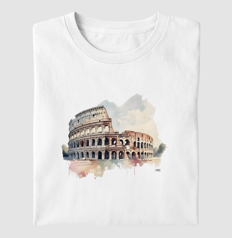 Camiseta Algodão Premium - Grandiosidade Romana 