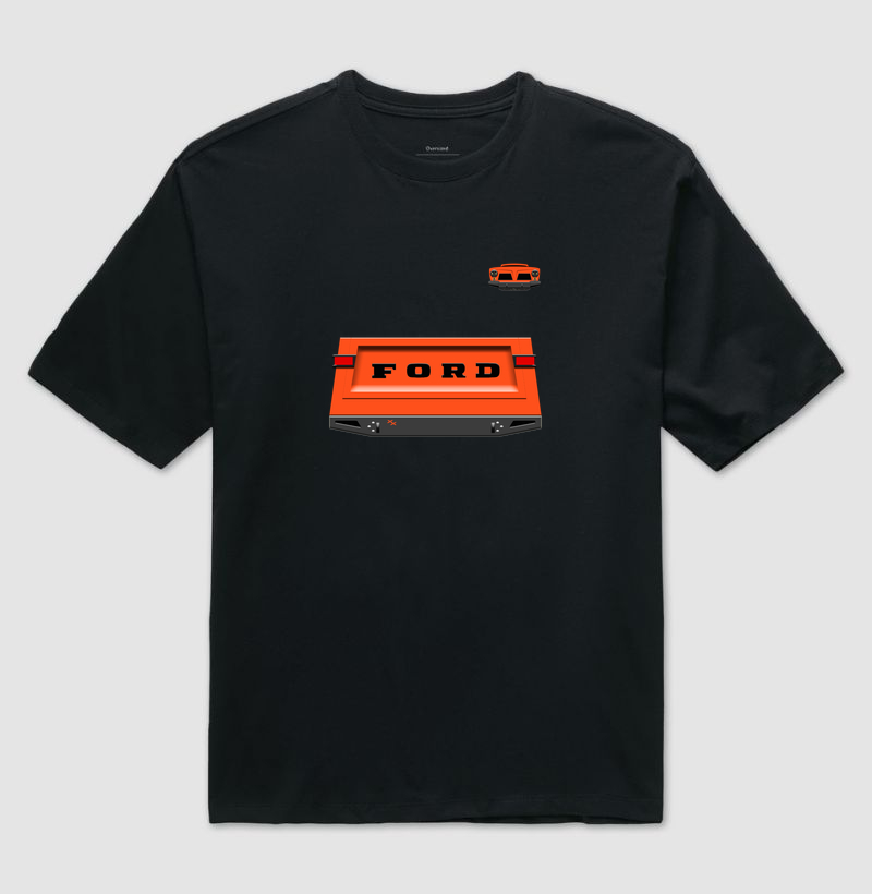 Traseira F75 e mini frente - Camiseta Oversized