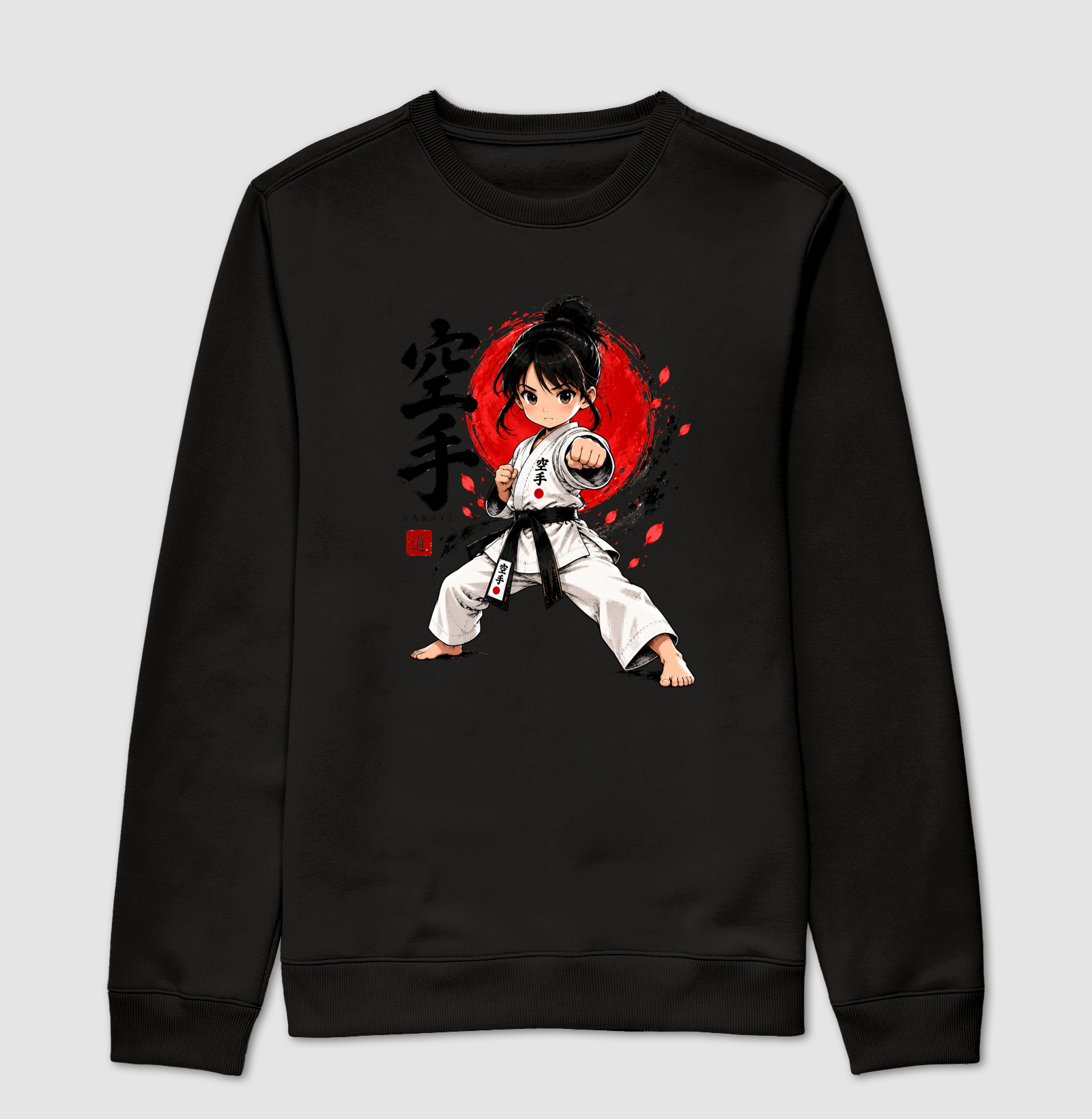 Karate Girl — Espírito Forte - Suéter Moletom