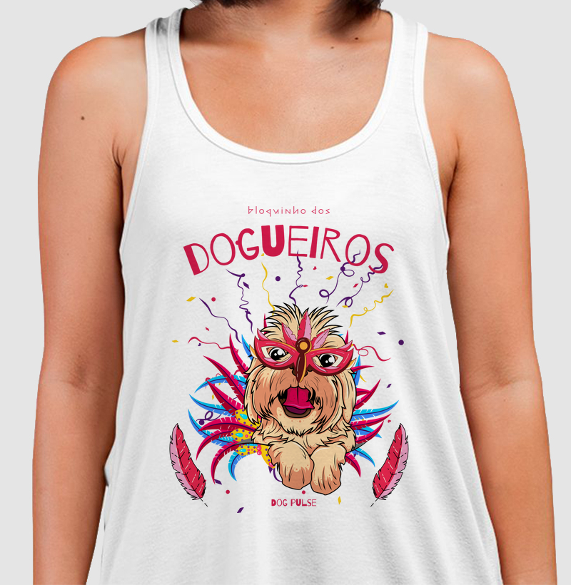 Camiseta Regata Dog Pulse - Bloquinho dos Dogueiros - AuAu Folia