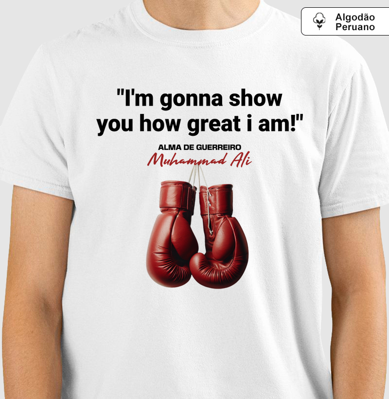 Camiseta Algodão Peruano ADG Muhammad Ali 
