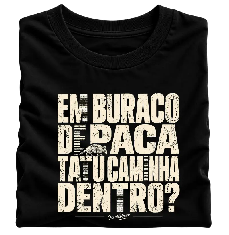 Camiseta Tatu Caminha Dentro | Humor Nordestino - Camiseta