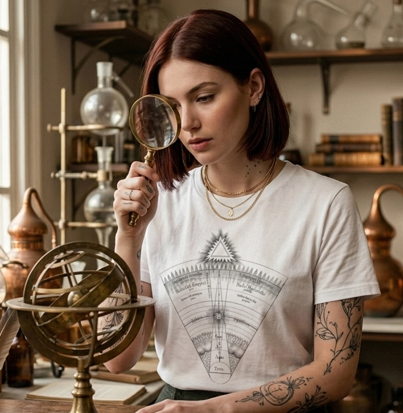 Camiseta Great Chain of Being | the cosmic architecture