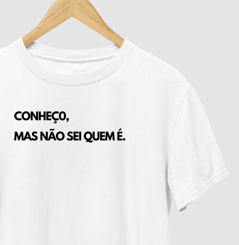 Conheço, mas não sei quem é