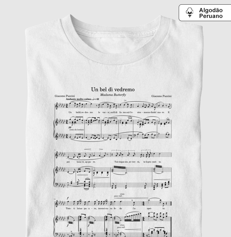 Partitura Un bel di vedremo - Madama Butterfly - Árias em Algodão