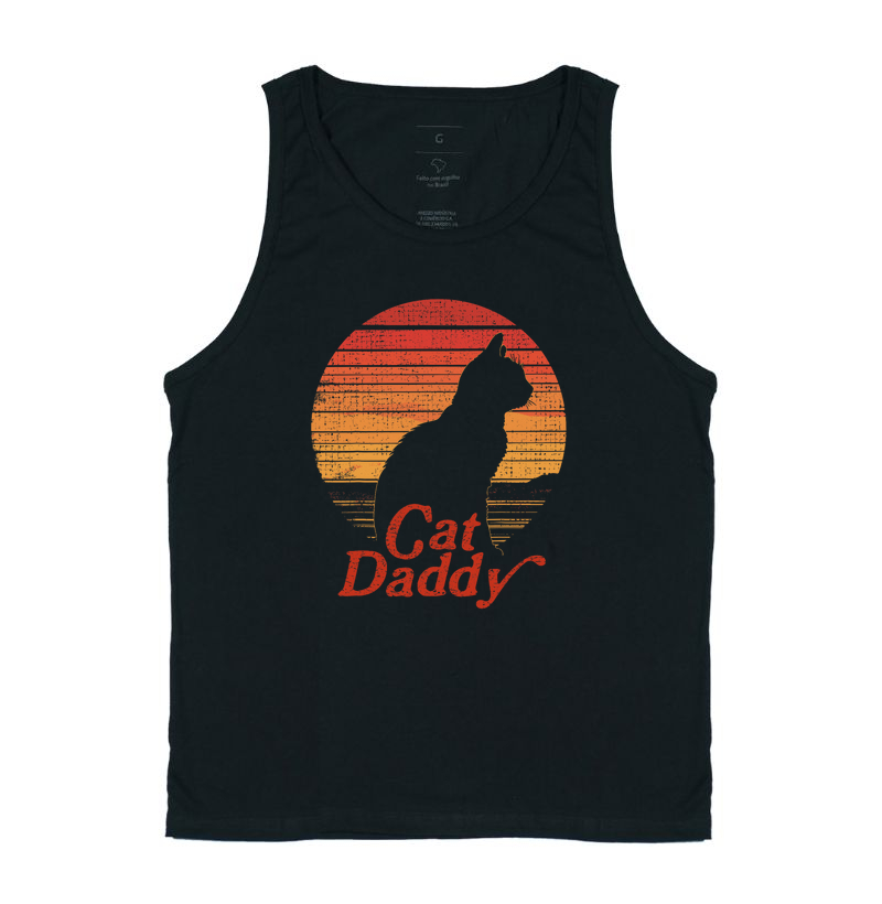 Cat Daddy – Estilo Retrô para Pais de Gato