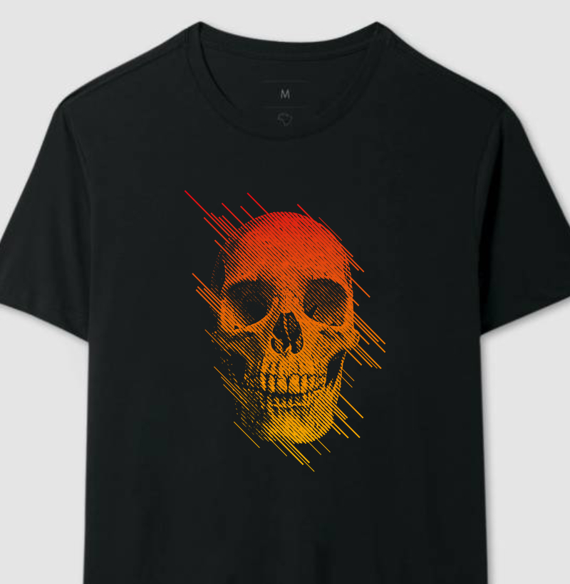 Skull Lines Color