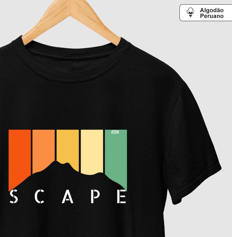 Silhueta Montanha Scape ver. 2 - Algodão Peruano Premium