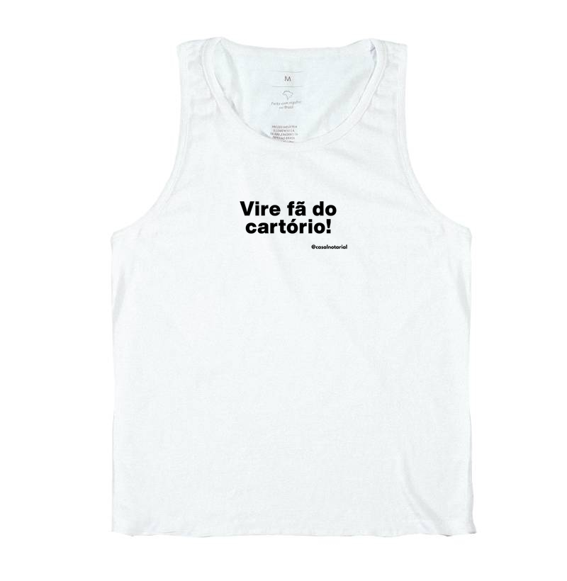 Camiseta vire fã do cartório