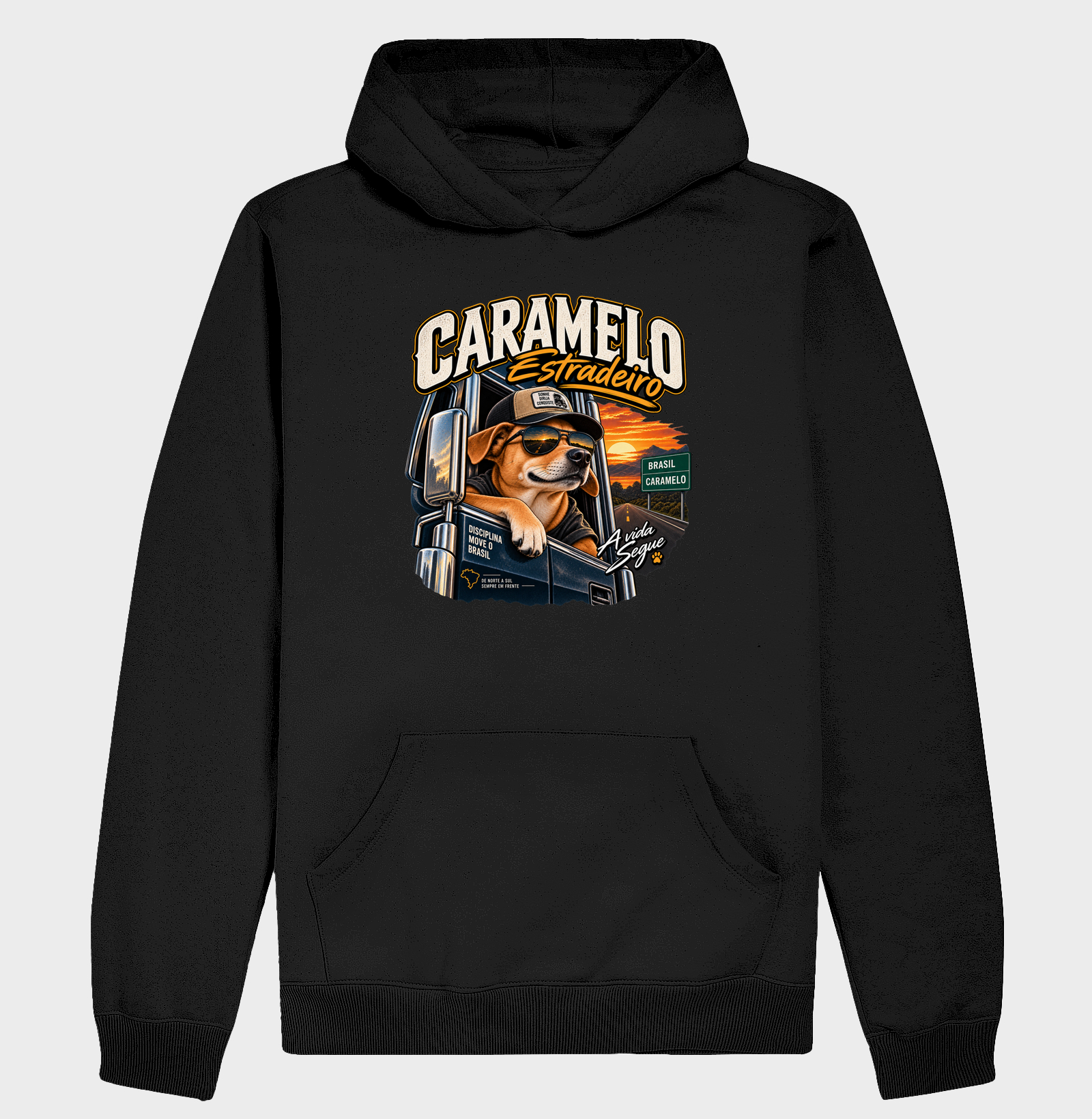 Caramelo Estradeiro - Hoodie Moletom