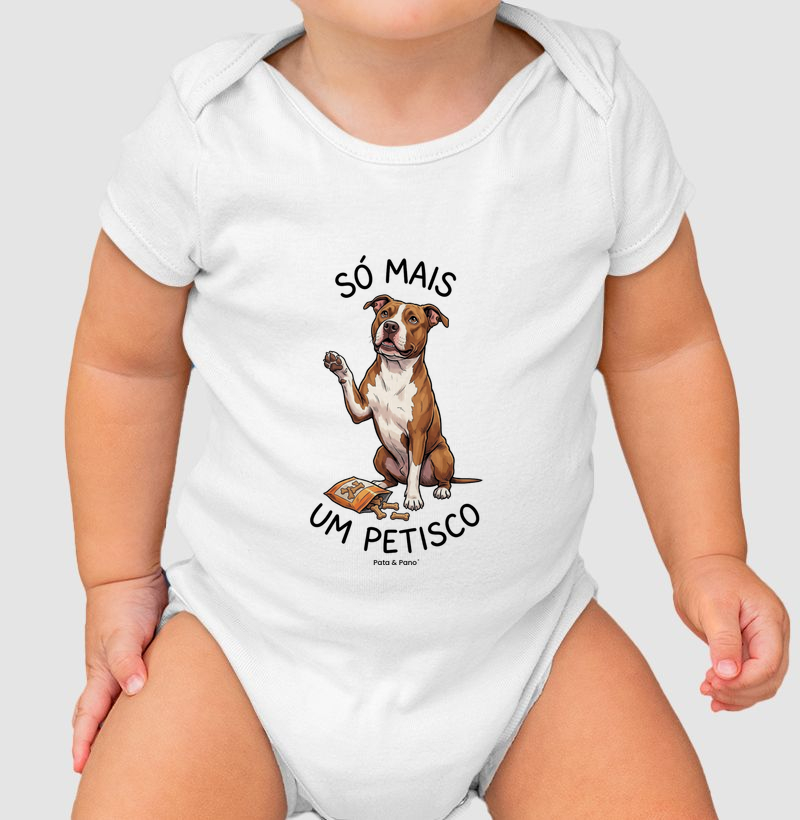 BODY BEBÊ PITBULL PETISCO - Body Infantil