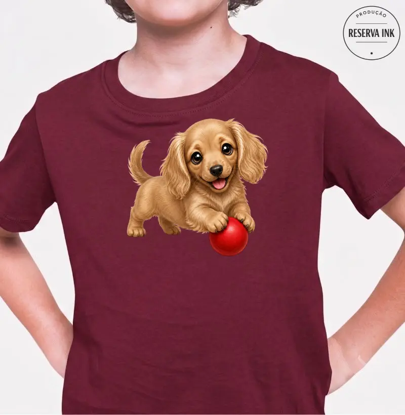 Dachshund Pelo Longo - Desenho Animado