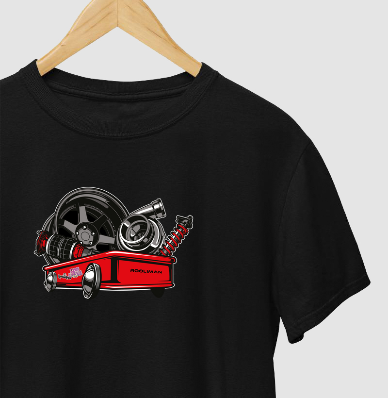 Camiseta carrinho stage - Rooliman