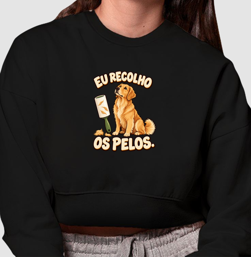 Eu recolho os pelos.