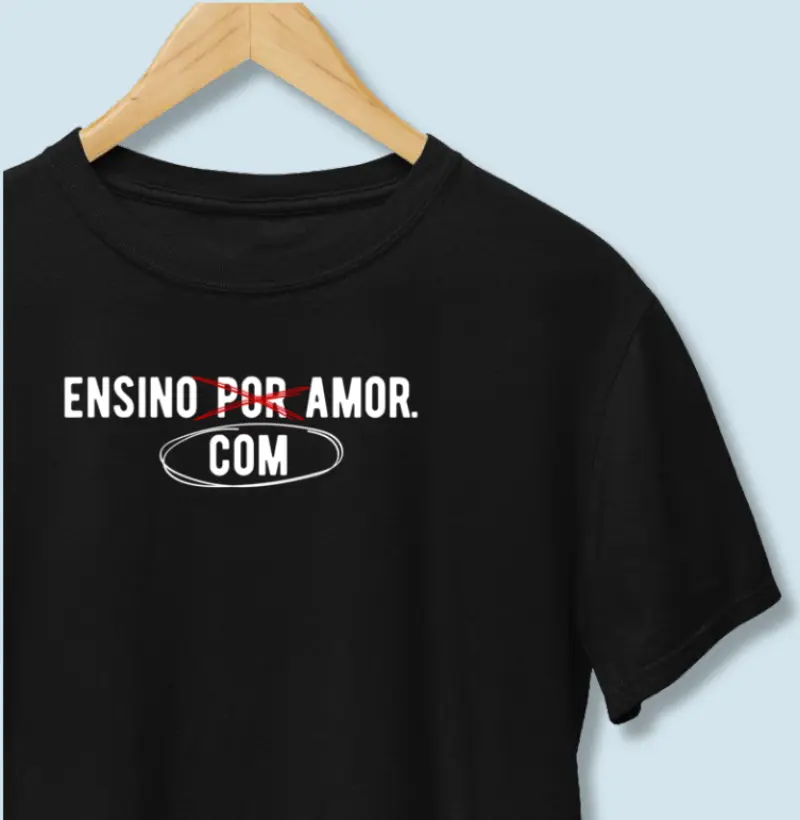 Camiseta| Ensino com amor