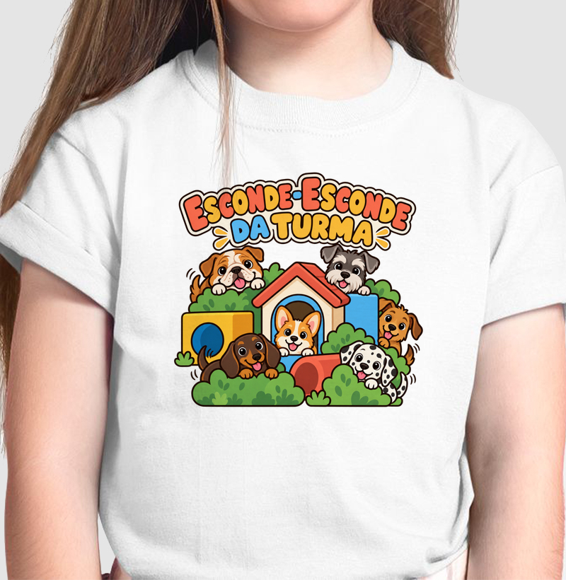 Esconde-esconde - Camiseta Infantil