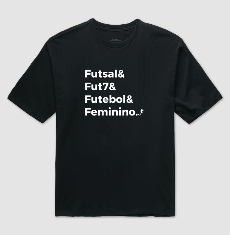 Camiseta Oversized Variações