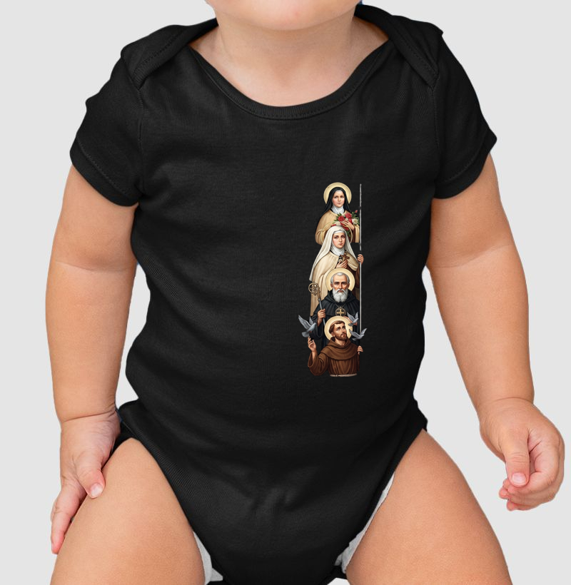 Body Infantil Santos Amigos Versão 2