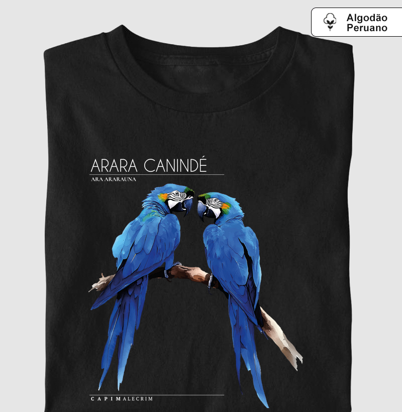 T-shirt Arara Canindé - Algodão Peruano