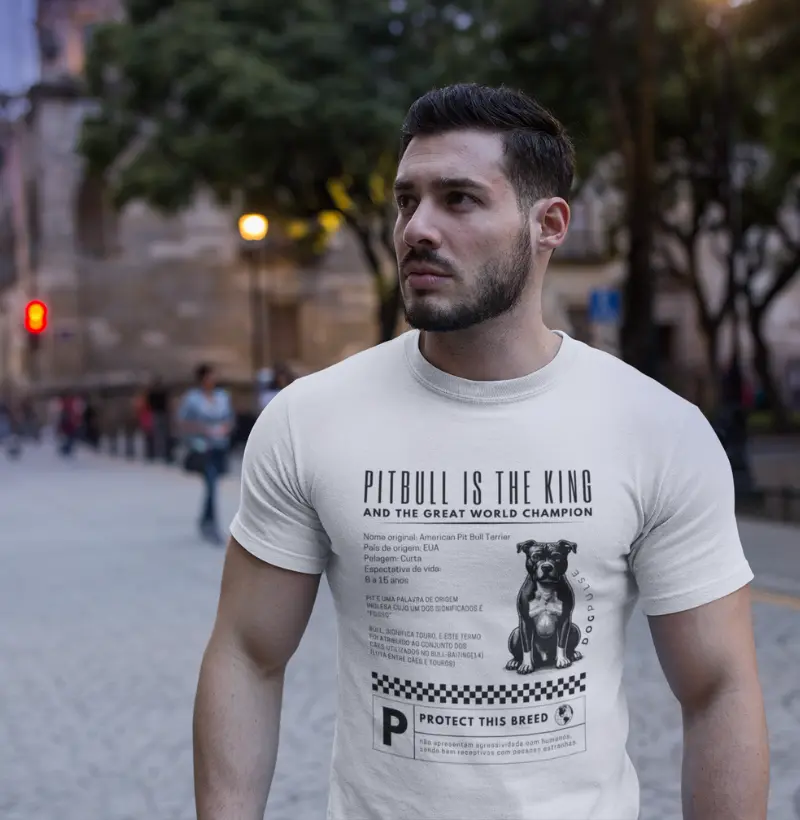 Camiseta Dog Pulse Pitbull Is The King – Loyalty Unleashed 