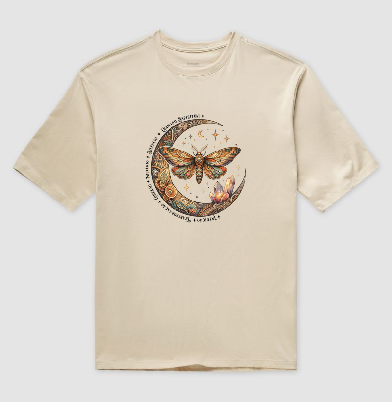 Mariposa Lunar - Camiseta Oversized