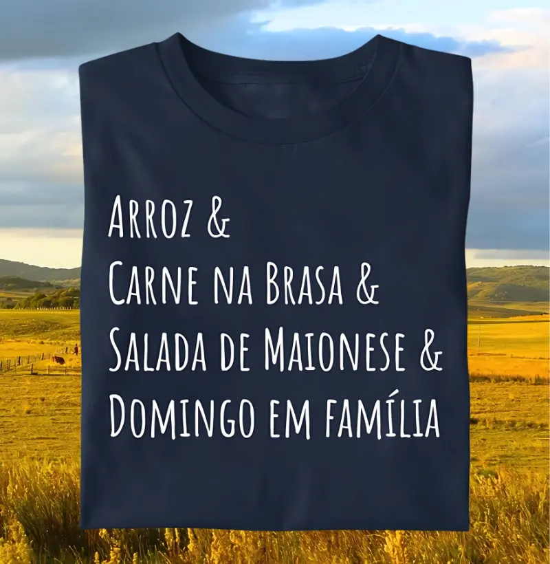 Camiseta Almoço em Família