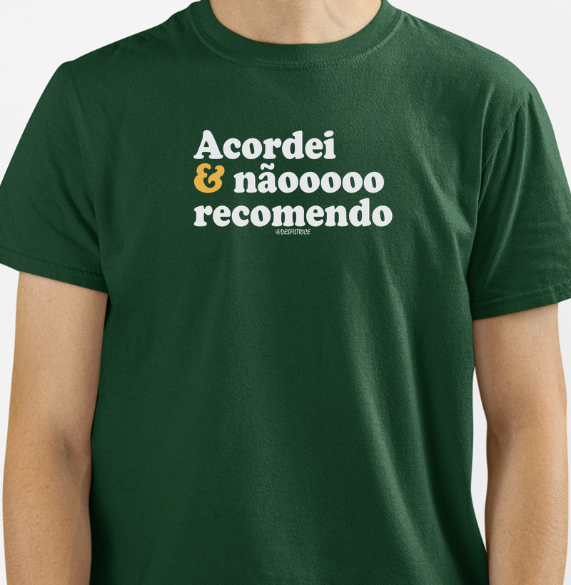 Acordei e não recomendo