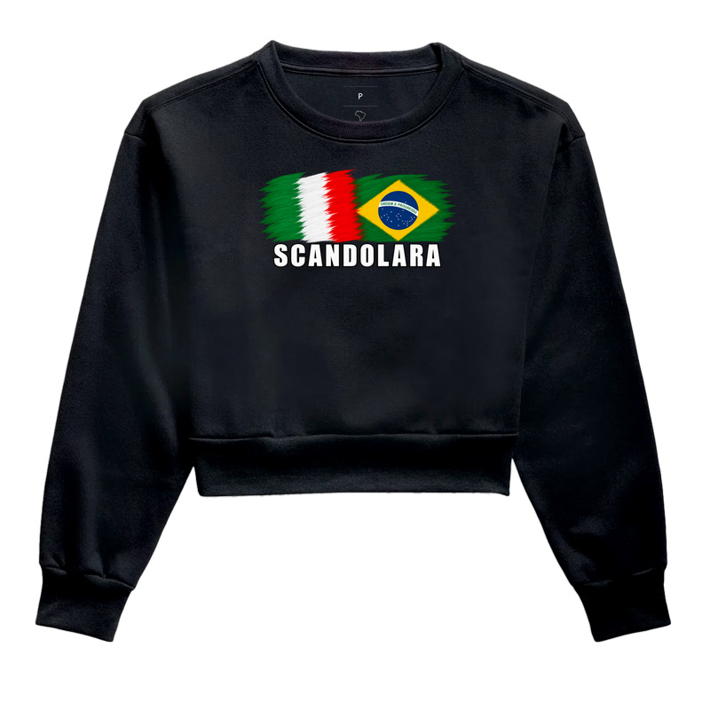 Scandolara - Cropped Moletom