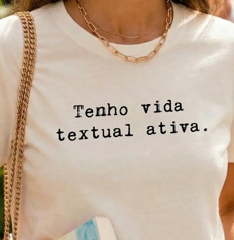 Tenho vida textual ativa