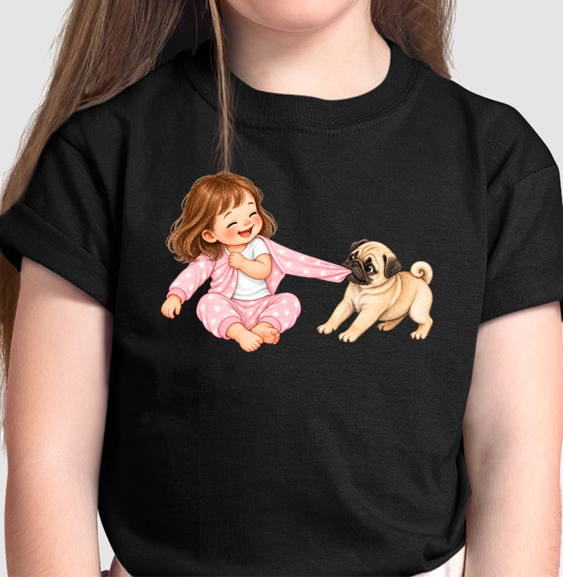Pug Puxando Pijama 2