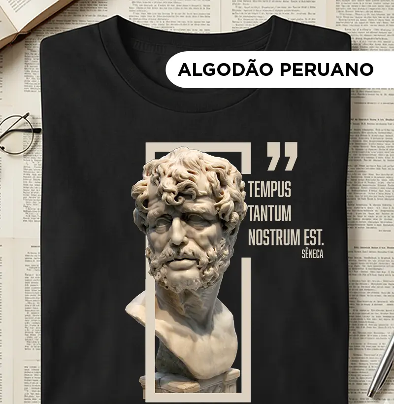 Sêneca - Somente o tempo é nosso (em Latim)