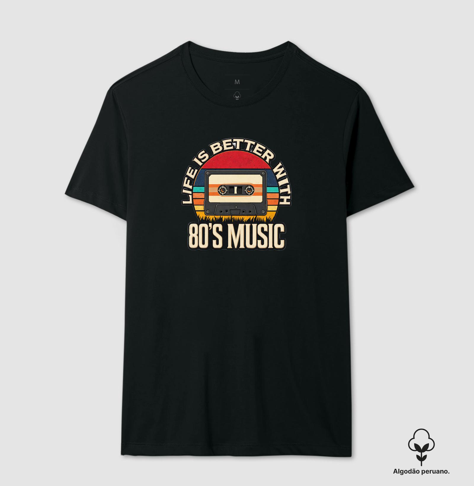 Camiseta Music 80 Retro
