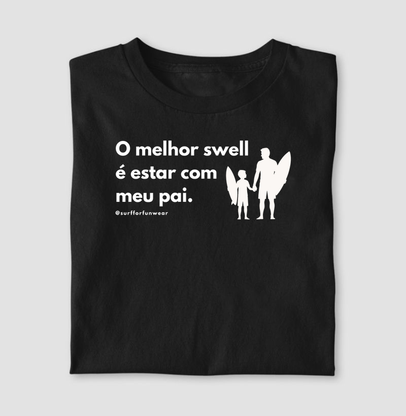 Masculino - O melhor swell é estar com meu pai.