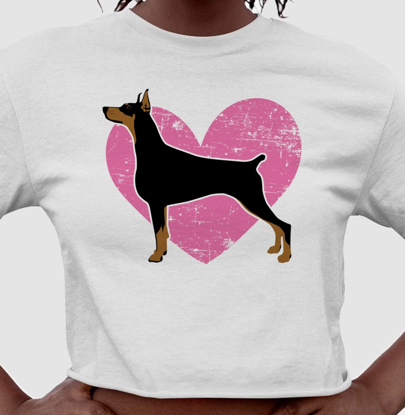 Dobermann Coração