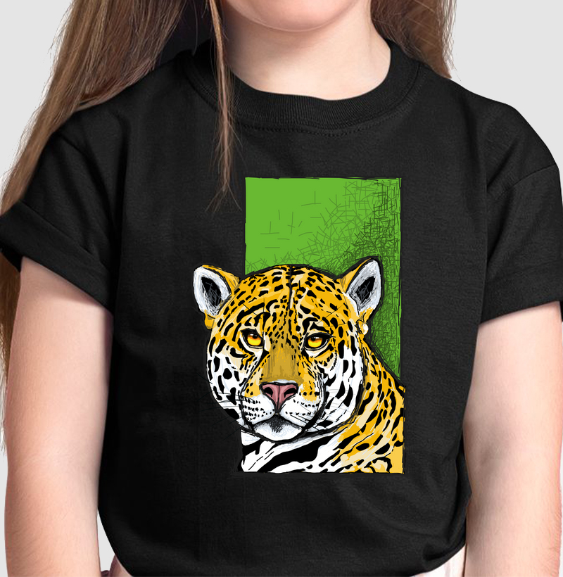 Camiseta Infantil Onça Pintada