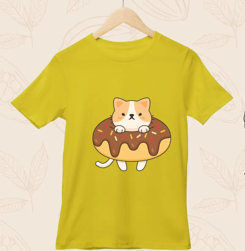 0452-Gato com donuts