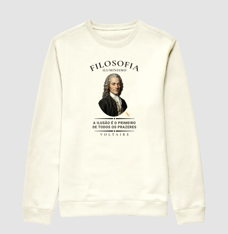 Camiseta Filosófica Voltaire: Esmagai a Infame | Razão & Liberdade