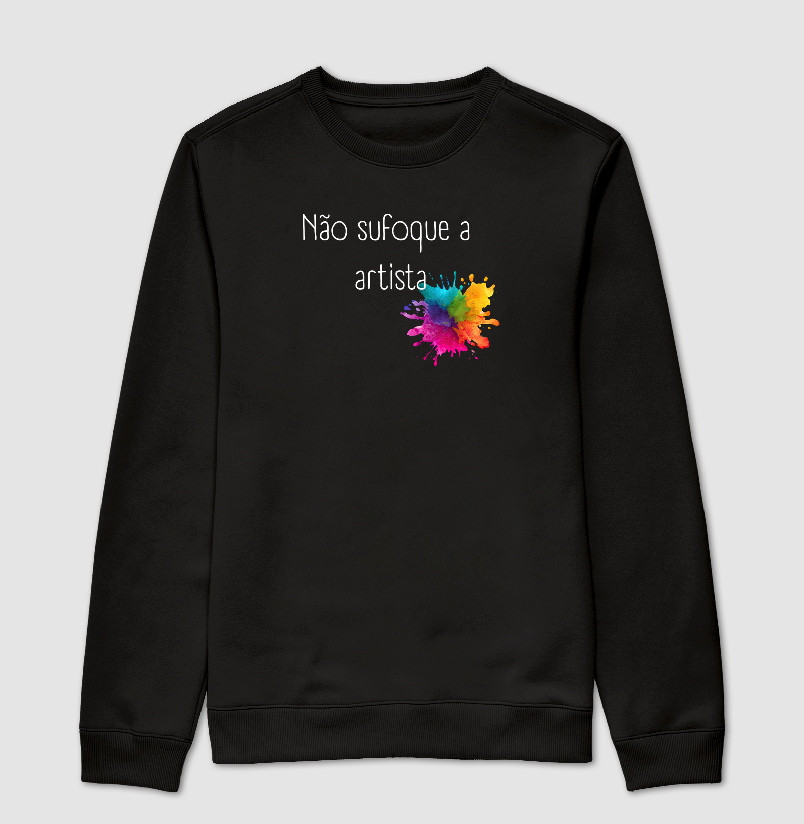 Blusinha não sufoque a artista
