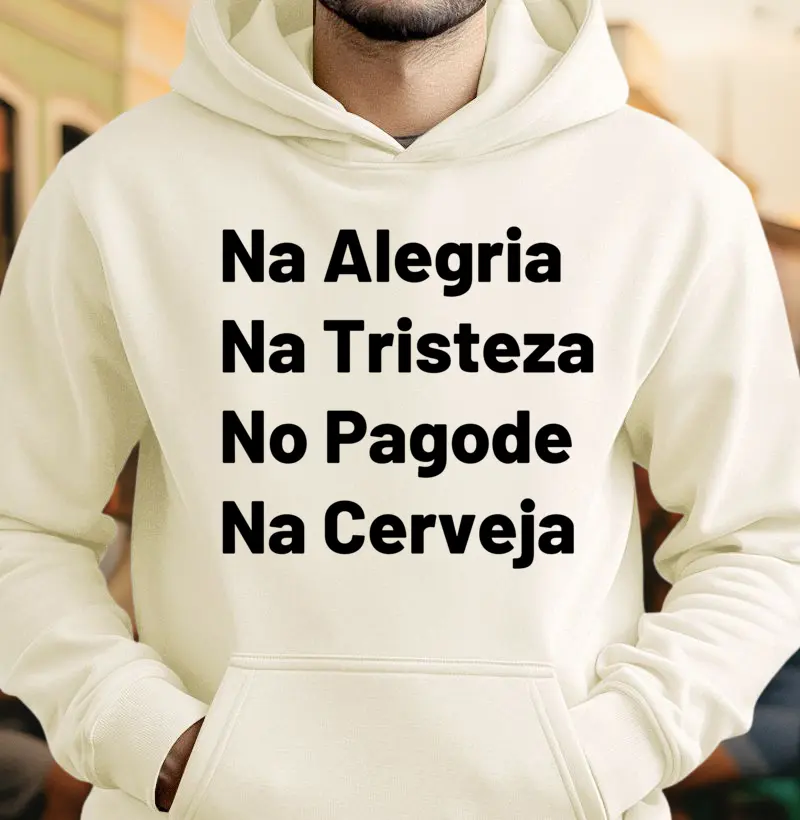 Na alegria na tristeza no pagode na cerveja