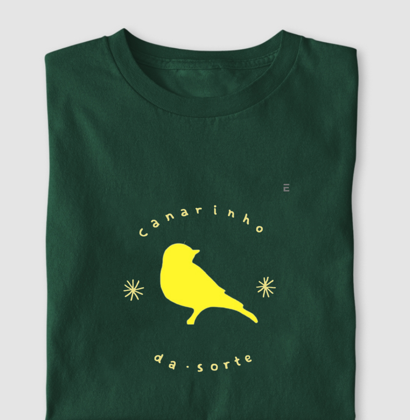 Estampa canarinho da sorte