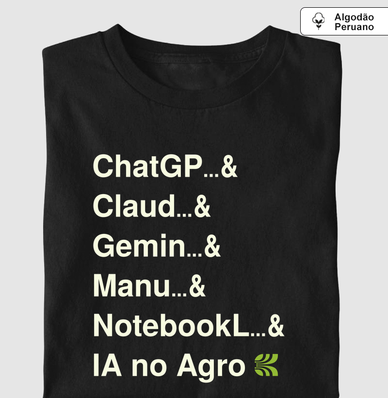 Camiseta ChatGP &&& IA no Agro