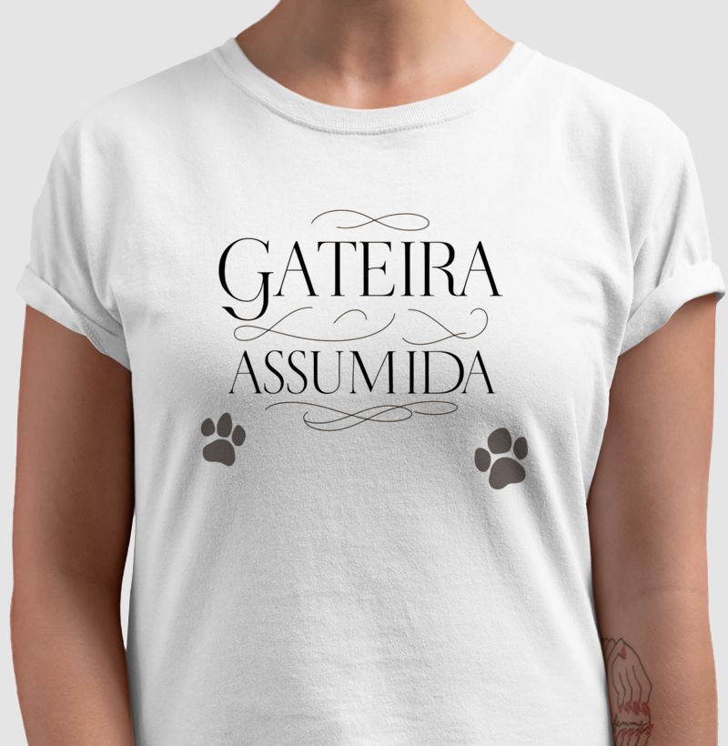 Camiseta gateira assumida