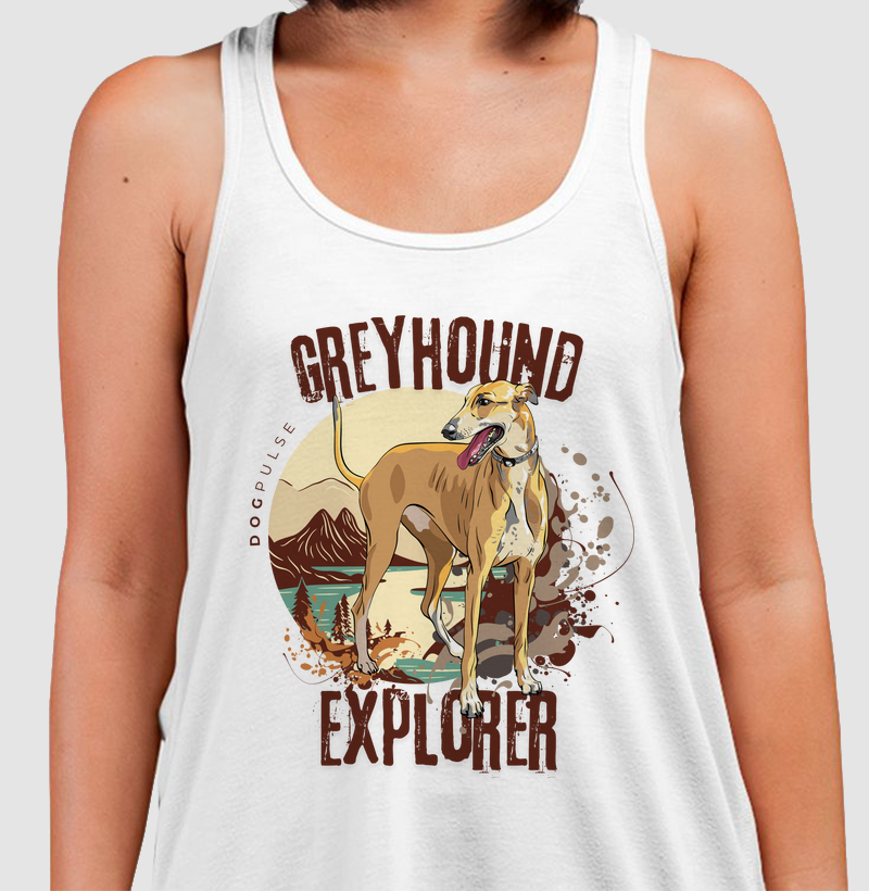 Camiseta Regata Dog Pulse Greyhound Explorer – Fast Track Adventures